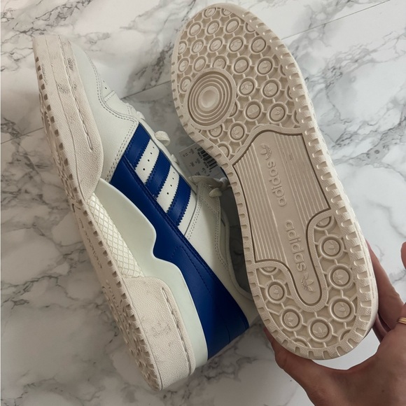 NWT Men's Adidas Forum Low CL Blue White Size 11 shoe palace ID8612 - Picture 4 of 6